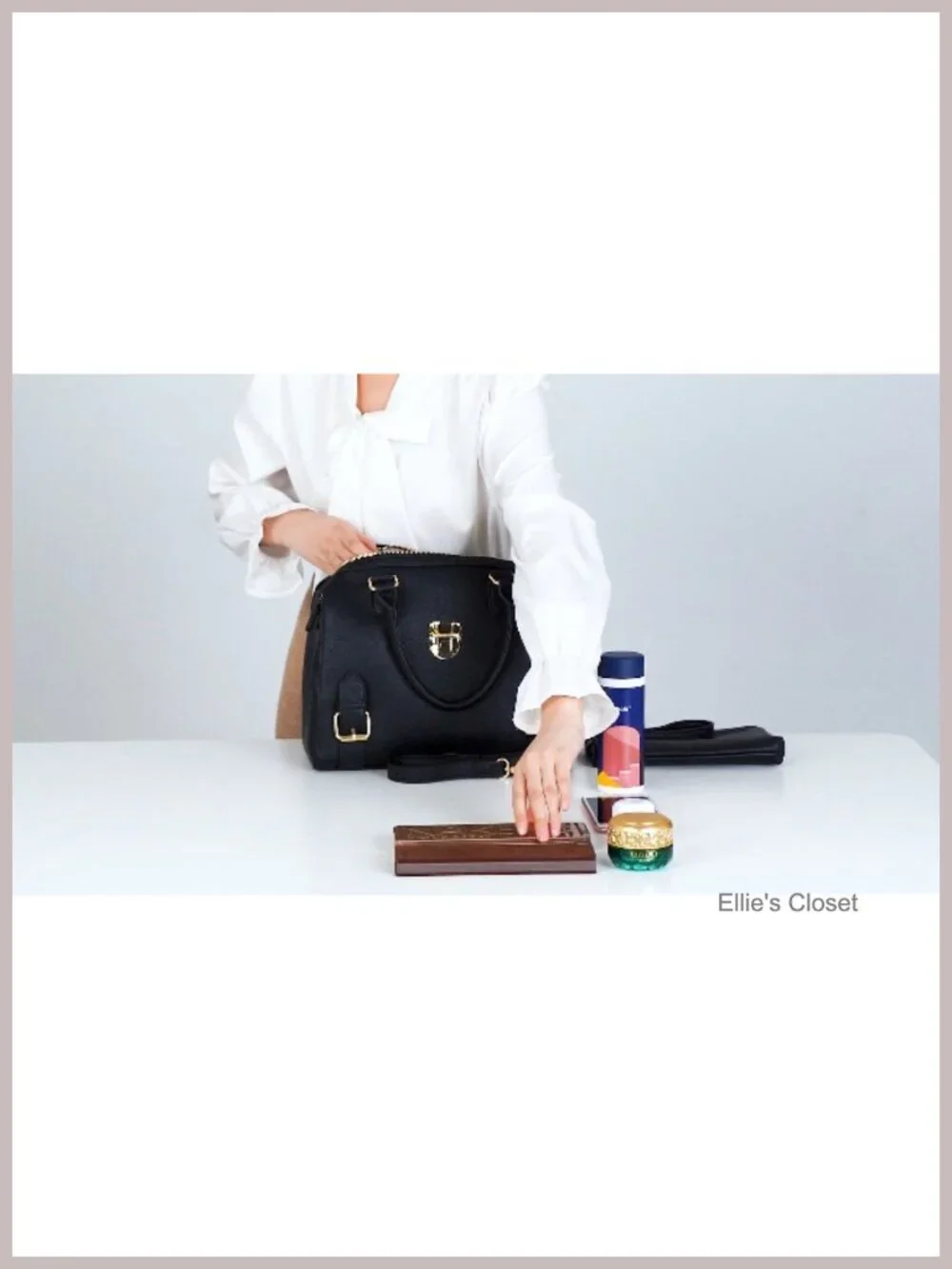 Vegan Leather Satchel Purse Top Handle Work Tote Handbag